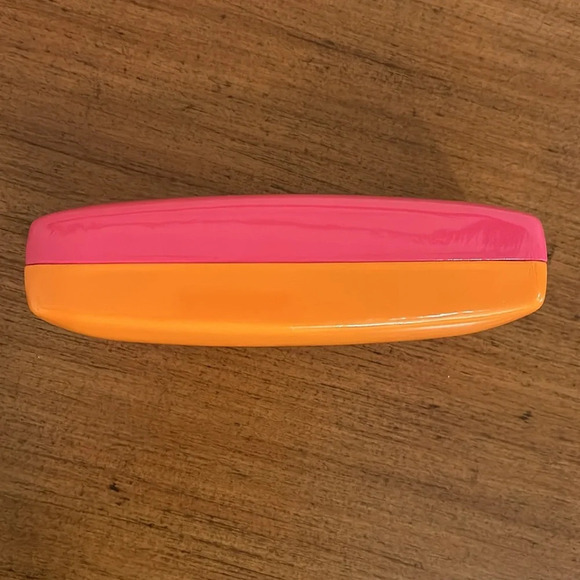 Kate Spade New York Pink/Orange Glasses Case GUC - Picture 6 of 8